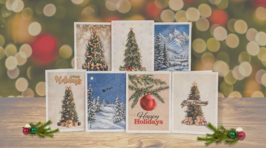 The Christmas Card Bundle – A Festive Collection of 7 Designs